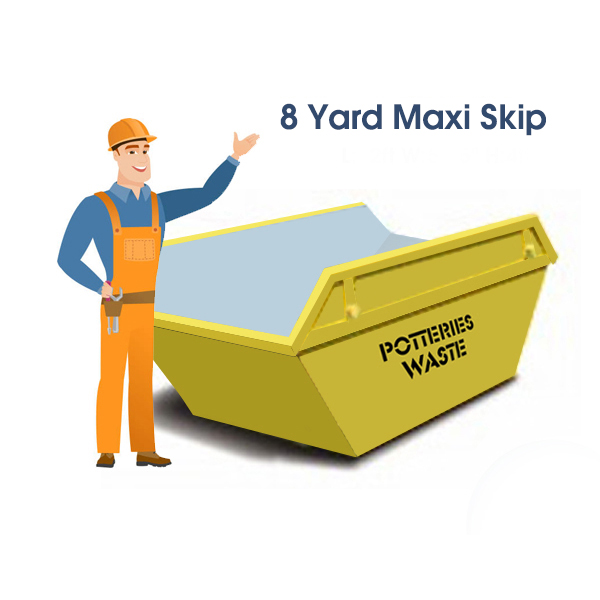 8 Yard Maxi Skip Hire Stoke on Trent